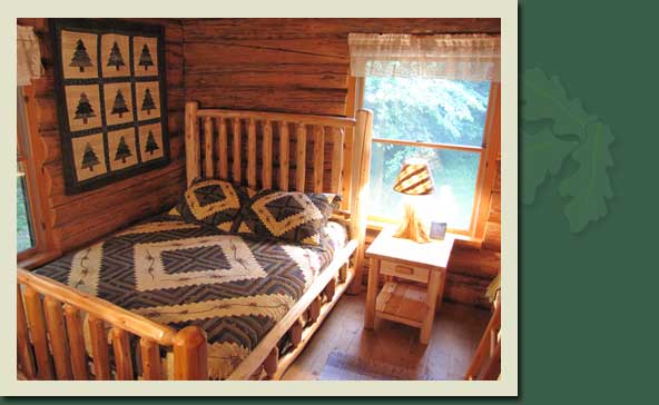 Log Cabin Bedroom