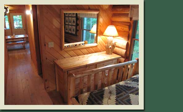 Log Cabin Bedroom